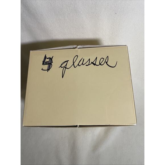 LENOX set of 4 double old fashioned glasses "Heather" with Original Box - Picture 9 of 9